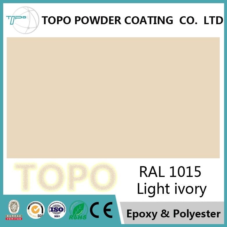 Polyester-Pulver-Beschichtung RAL 1015 helle Elfenbein-TGIC, dauerhafte TGIC-Pulver-Beschichtung