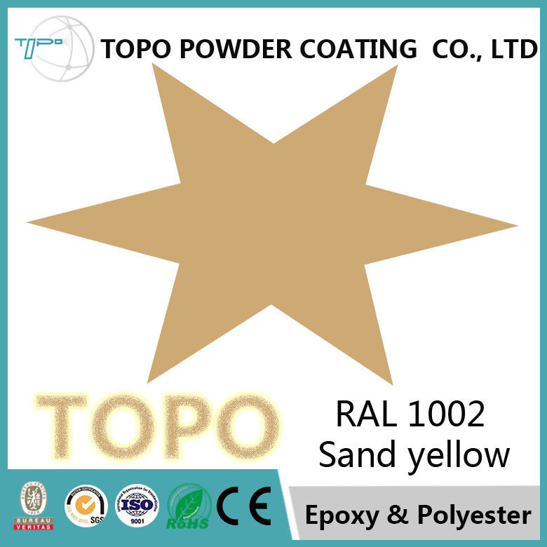 Pulver-Mantel des Hochglanz-RAL1002, Epoxid-Polyester-strukturierter Pulver-Mantel-Spray