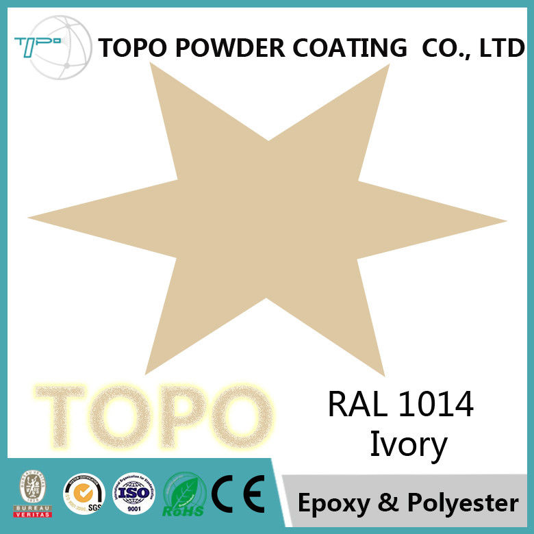 RAL-Elfenbein-Epoxid-Polyester-Pulver-Beschichtung 1014 für elektronische Einschließungen