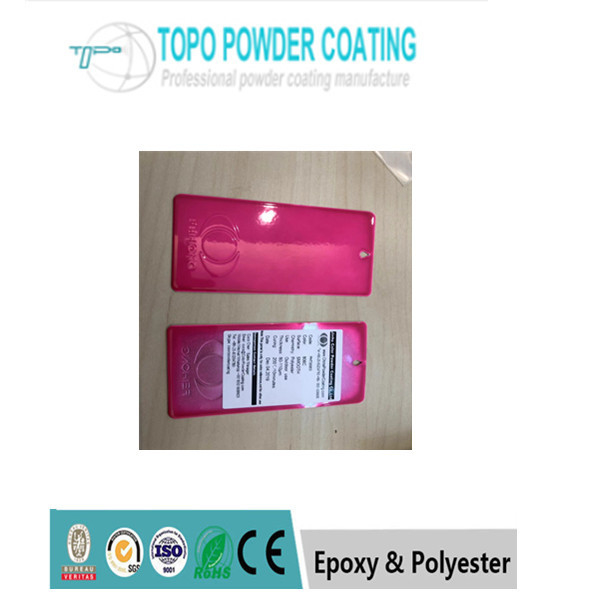 Thermostatoplastisches Polyester-Handelspulver, das rote Farbe PANTONG806C beschichtet
