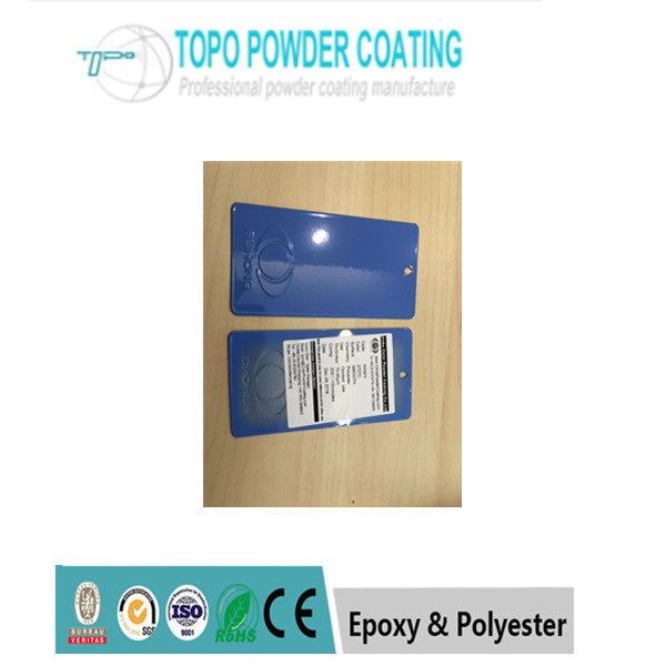 Metalldekoratives Pulver, das blaue Farbe PANTONG2727C mit ROHS-Zustimmung beschichtet